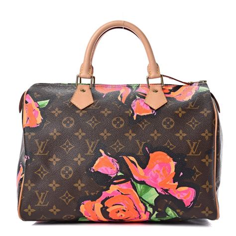 Louis Vuitton Monogram Roses Speedy 